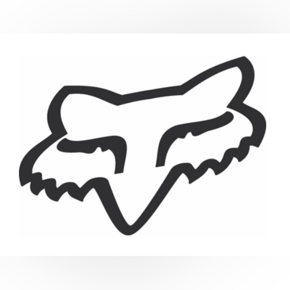 Vinyl Decal for Window - Fox Motor Cross Logo (Head), 24”